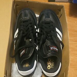 adidas Samba Classic Indoor Soccer Shoes Black/White (034563)